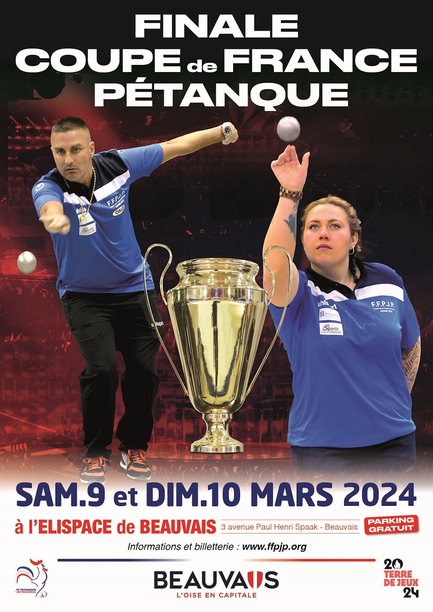 Affiche A3 PÉTANQUE Finale Coupe de France vdef